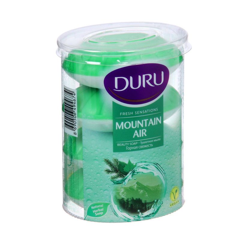 Туалетное мыло DURU FRESH "Горная Свежесть" 110 г (4 шт) 7362066