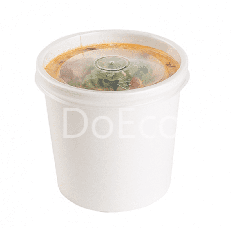Упаковка (белый) ECO SOUP ECONOM 26W  (760мл) с прозрачной крышкой 250