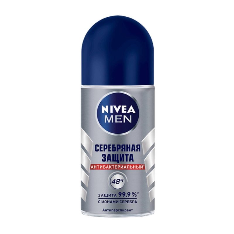 Антиперспирант Nivea Men «Серебряная защита», шариковый, 50 мл  1487710