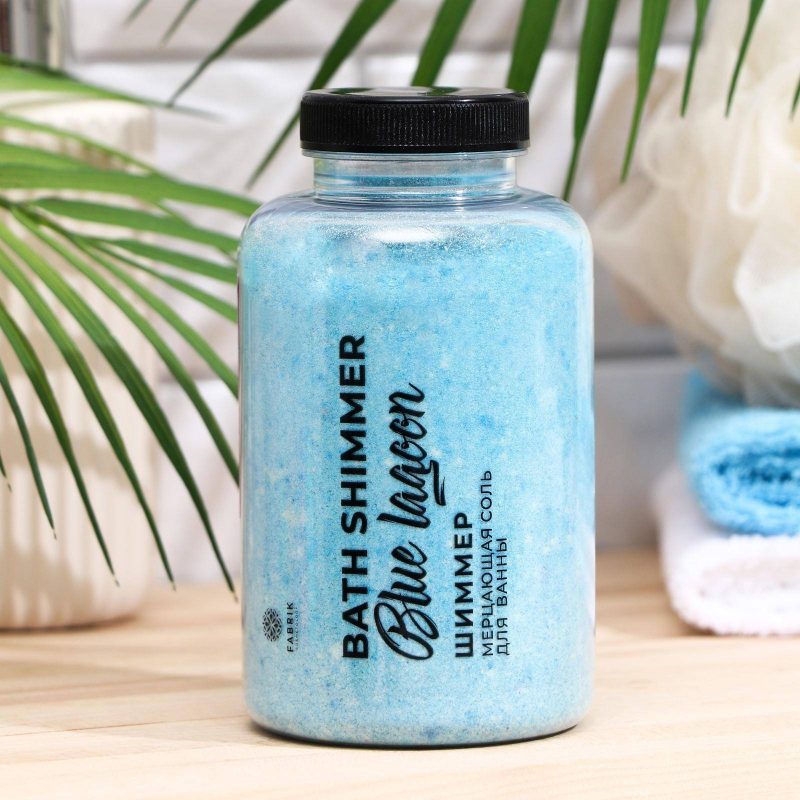 Шиммер для ванны Blue Lagoon в банке Fabrik Cosmetology 7345172