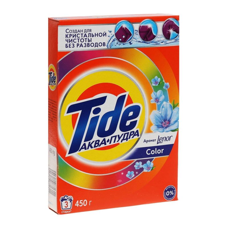 Стиральный порошок Tide Color Lenor, автомат, 450 г 1245916