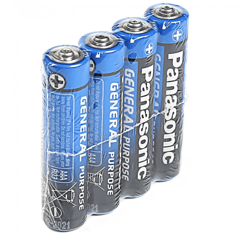 Батарейка солевая Panasonic  Alkaline Power, AAA, R03-4S, 1.5В, спайка, 4 шт. 3795202
