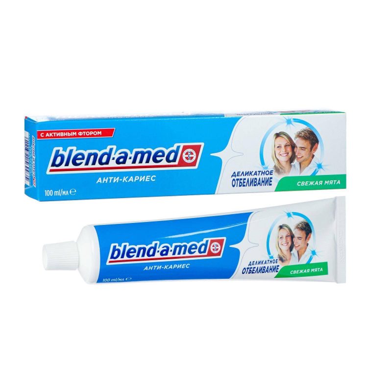 Зубная паста Blend-a-med "Анти-Кариес Здоровая Белизна" Деликатное отбеливание, 100 мл 1163605