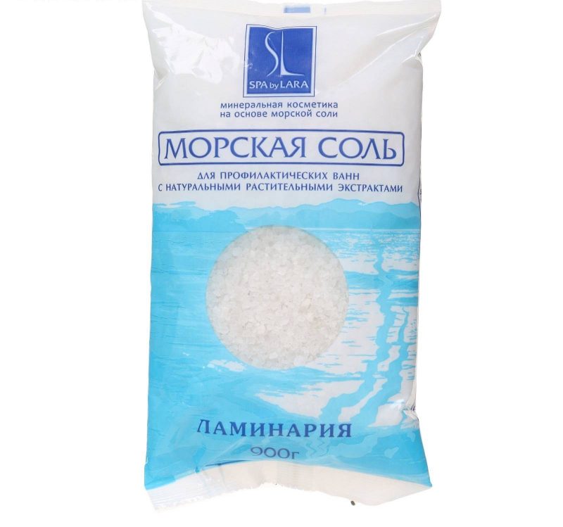 Соль морская Spa by Lara для ванн с экстрактом ламинарии, 900 г   1856700
