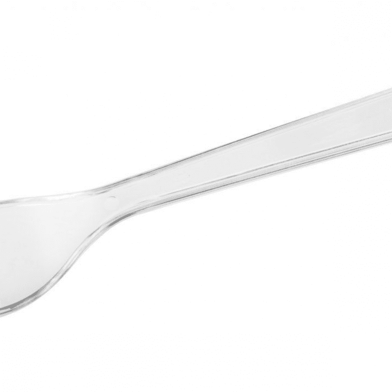 Вилка столовая одноразовая, 180 мм, прозрачная, PS, 50шт. в упаковке, 2000шт. в коробке