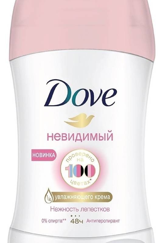 DOVE Антиперспирант карандаш 40 мл Невидимый Нежность лепестков