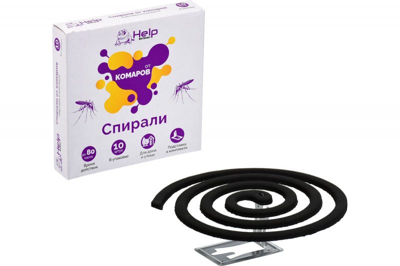 Спираль от комаров HELP 10шт/уп