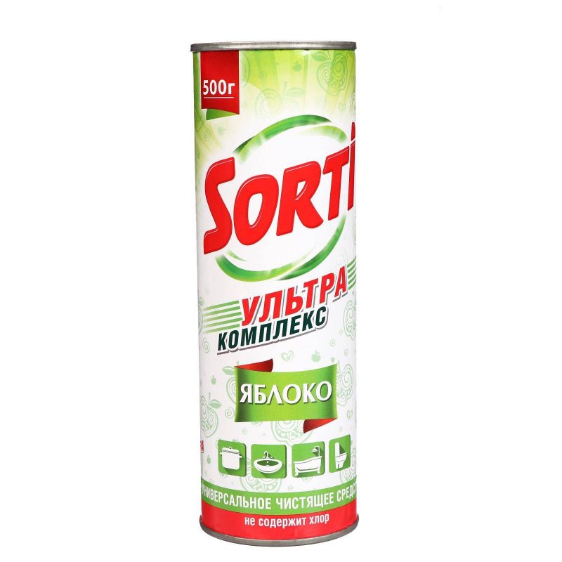 Чистящий порошок Sorti Яблоко, 500 г 7294885