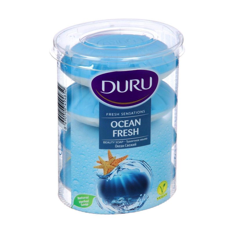 Туалетное мыло DURU FRESH "Океанский бриз" 110 г (4 шт) 7362064