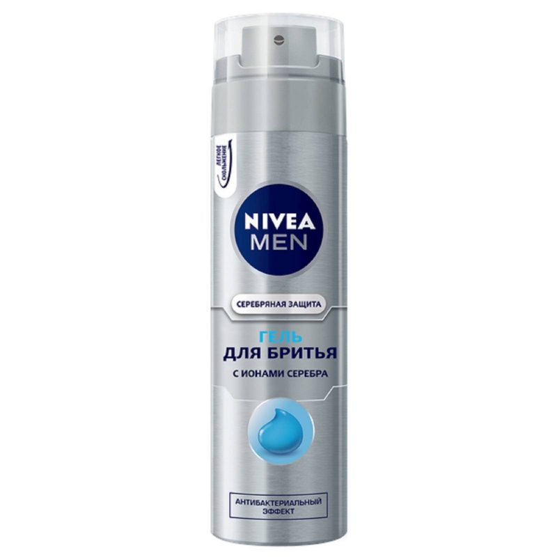 Гель для бритья Nivea Men «Серебряная защита», 200 мл 1203398