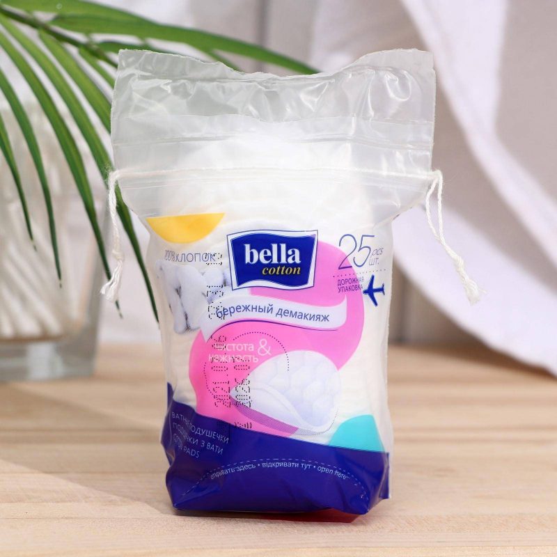Ватные подушечки bella cotton по 25 шт 7348175