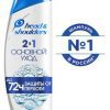 HEAD & SHOULDERS Шампунь 2в1 против перхоти Основной уход для нормальных волос 400мл 1/6 (РОССИЯ)
