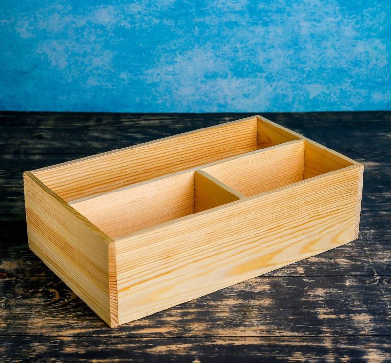 Ящик деревянный 20.5×34.5×10 см подарочный комодик 2966503