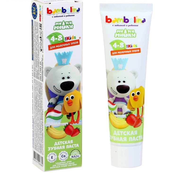 Зубная паста для детей "Bambolina" 4-8 лет, 50 мл 3605074