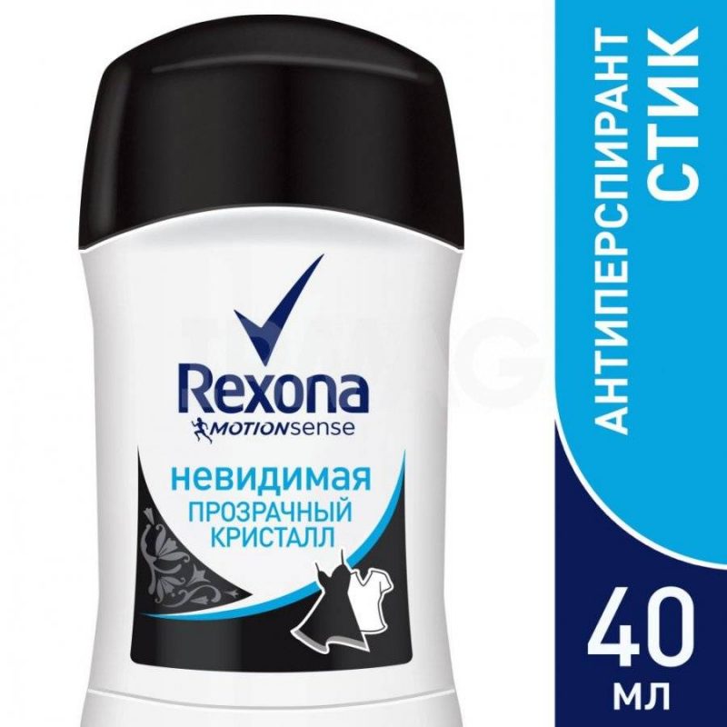 Антиперспирант карандаш Rexona 40 мл Прозрачный кристалл