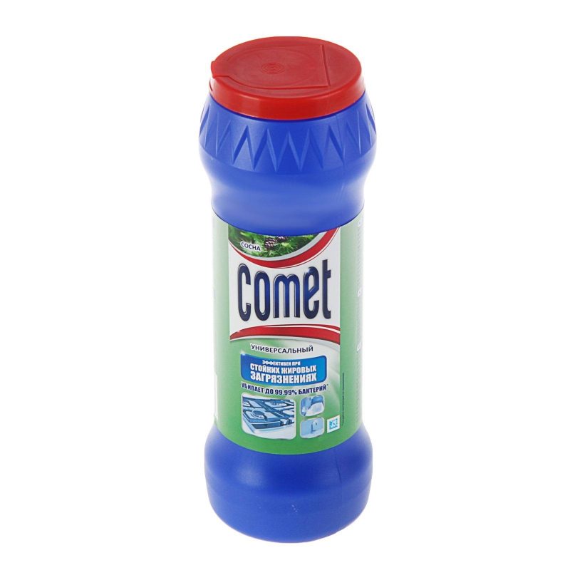 Чистящий порошок Comet "Сосна" универсальный, 475 г  с хлорином  3679745