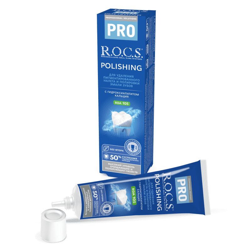 Рокс PRO Polishing. Полировочная зубная паста 35 гр 1/72
