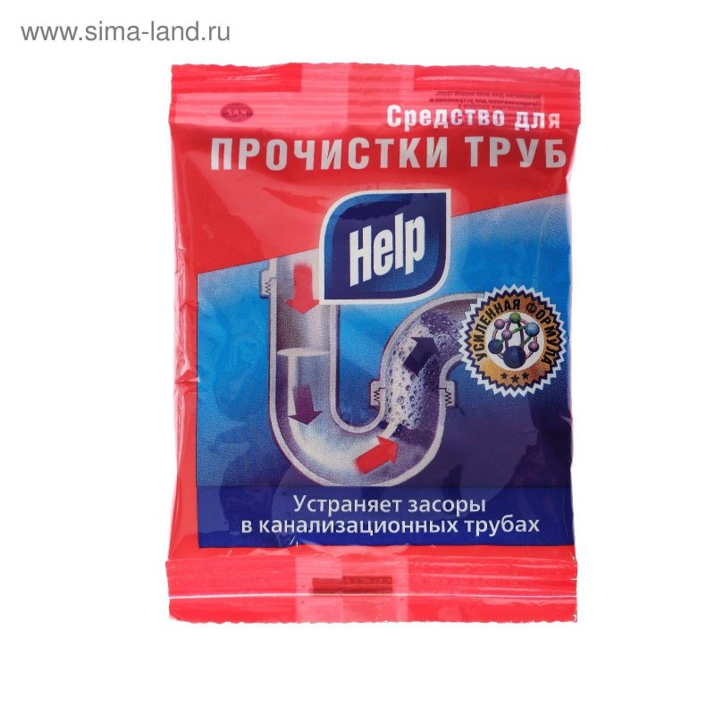 Средство для прочистки труб HELP 90 г саше 4-0399 728204