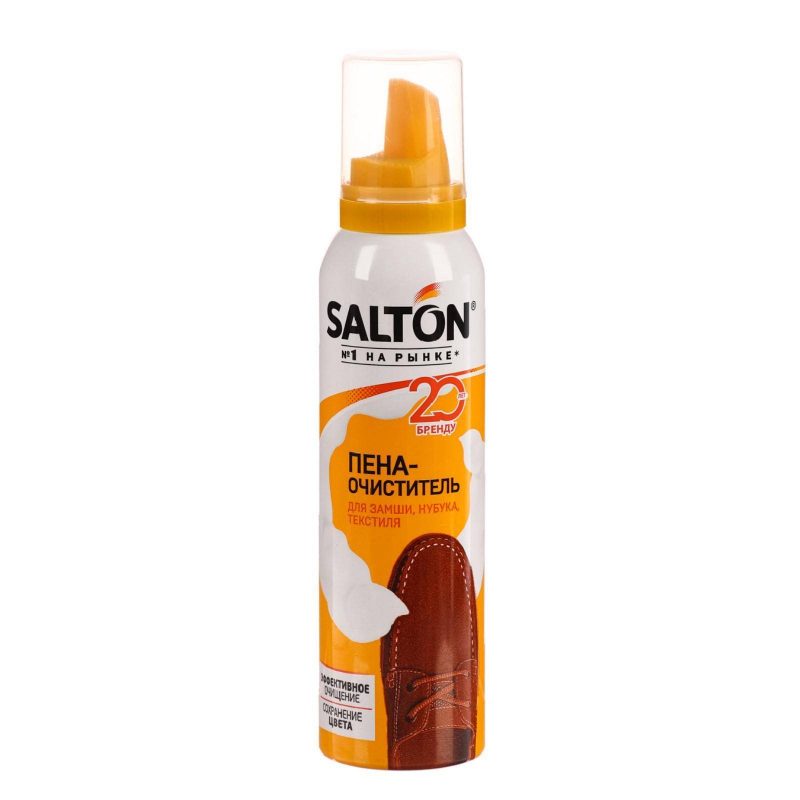 Пена-очиститель SALTON для изделий из кожи и ткани, 150мл 779558