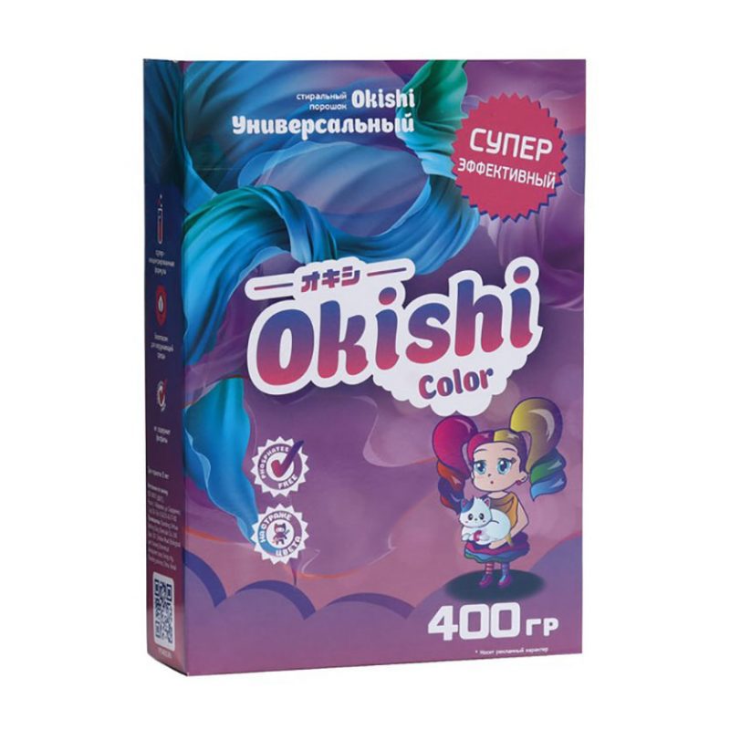 Стиральный порошок Okishi Color Универсальный 400г *1/24
