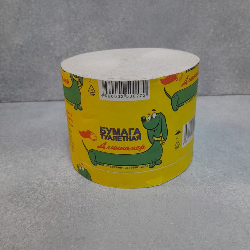 Туалетная бумага Длинномер без втулки /24