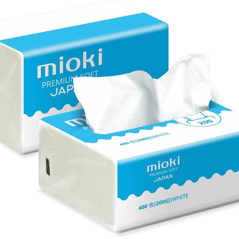 Салфетки бумажные MIOKI 190*140 /200 мягкая упак