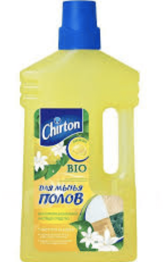 ЧИРТОН Чистящее средство для мытья пола Чиртон "Лимон" 1000мл. *6*12