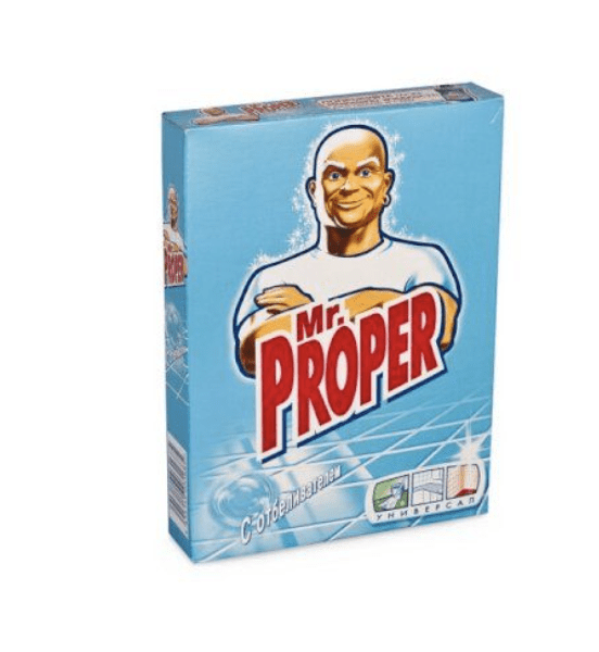 Порошок чистящий с отбеливателем Mr. Proper 400 гр *22