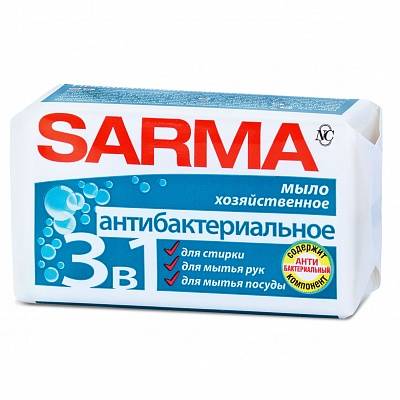 НК САРМА хоз-ное мыло Антибактериальное 140г