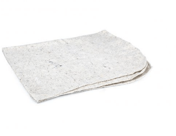 Ткань для пола (холстопрошивное полотно белое), 100х80 см, 20 штук в упаковке, 60 штук в коробке