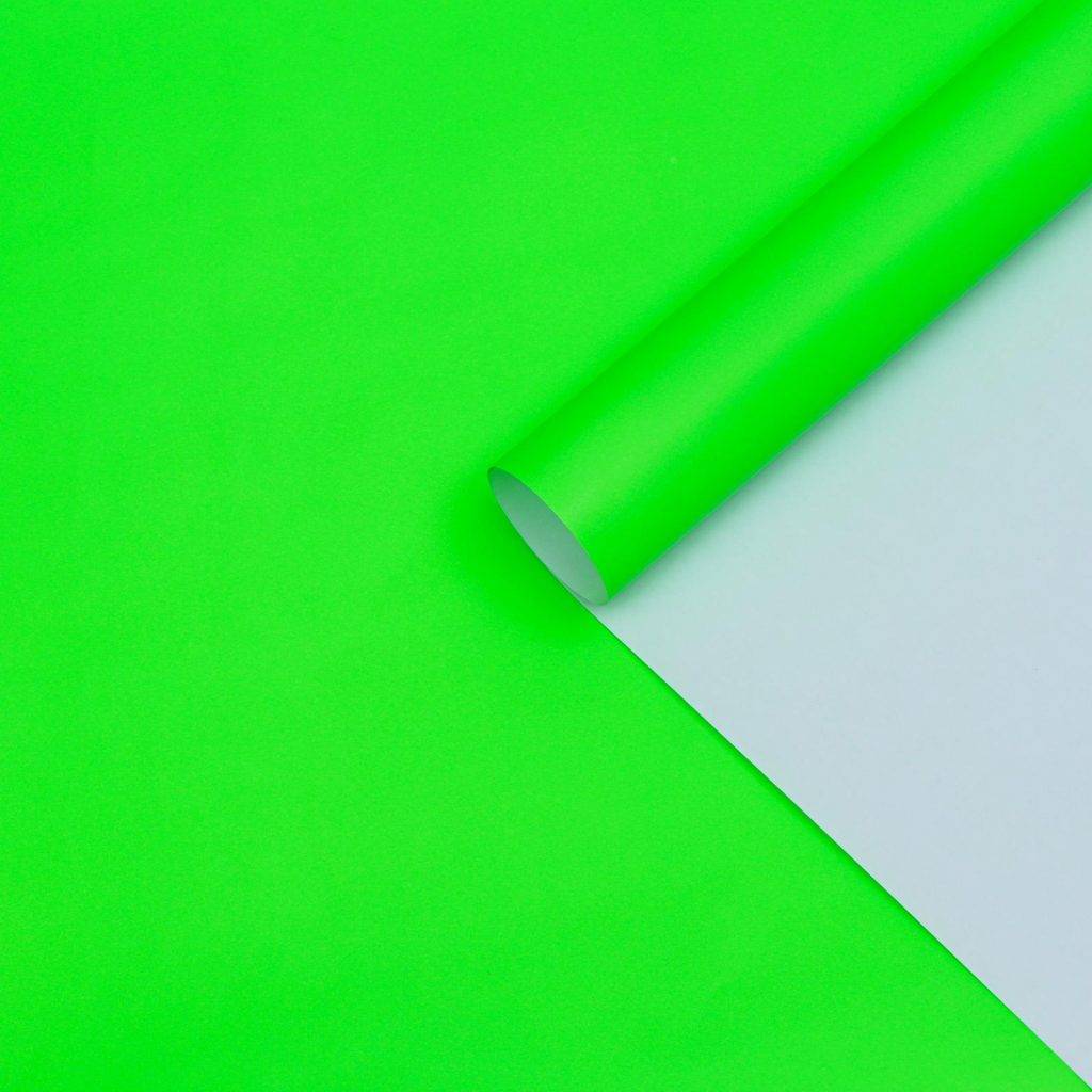 Бумага глянцевая, зеленая, 0,5 х 0,7 м,2 листа 6967810
