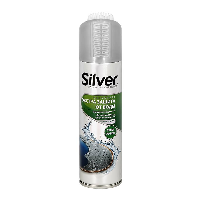 Silver Экстра Защита от воды 250 мл д/всех видов кожи и текстиля