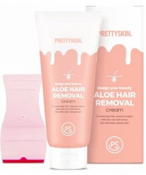 PrettySkin Design Your Beauty Hair Removal Cream Крем для депиляции с экстрактом алоэ 100 мл