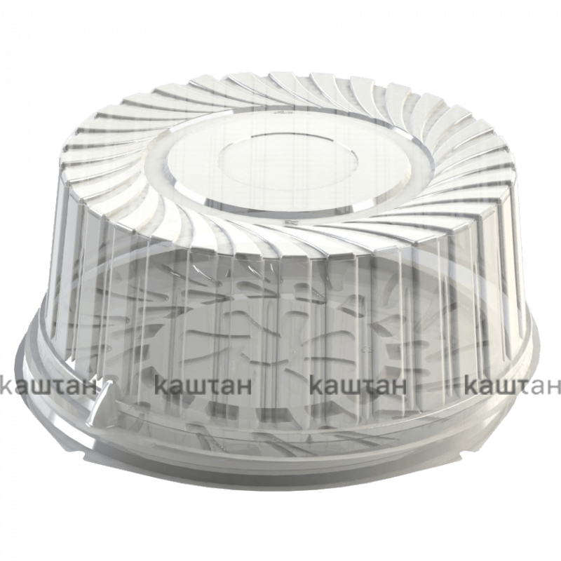 Контейнер одноразовый пластиковый упаковочный УК-280Н, ПЭТ, белая*105