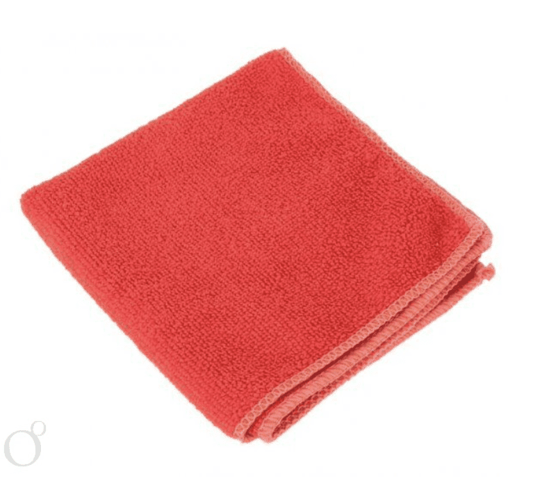 Салфетка из микрофибры 30x30 см красная (1 шт)