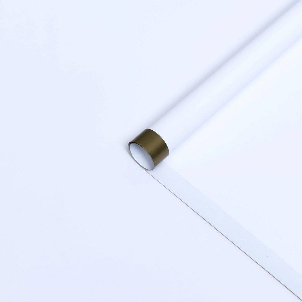 Бумага глянцевая "Золотая полоса", белый, 1 х 0,7 м, 2 листа 6485019