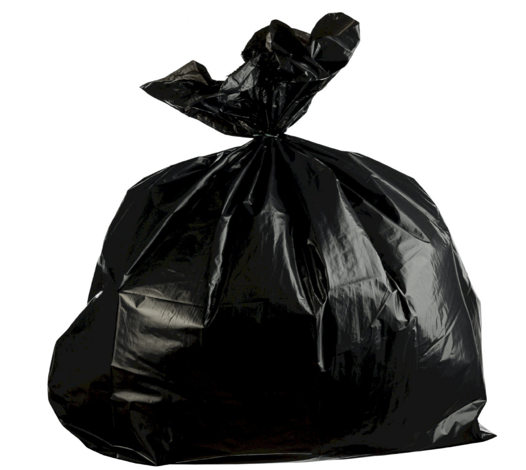 Пакеты для мусора, ПВД, 125х125 см, 45 мкм, 300 л, черные, 50шт в упаковке *100