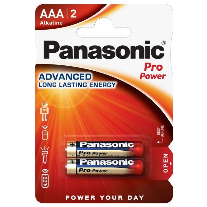 Элемент питания Panasonic 04012 POWER LR03/2BP 2шт/уп