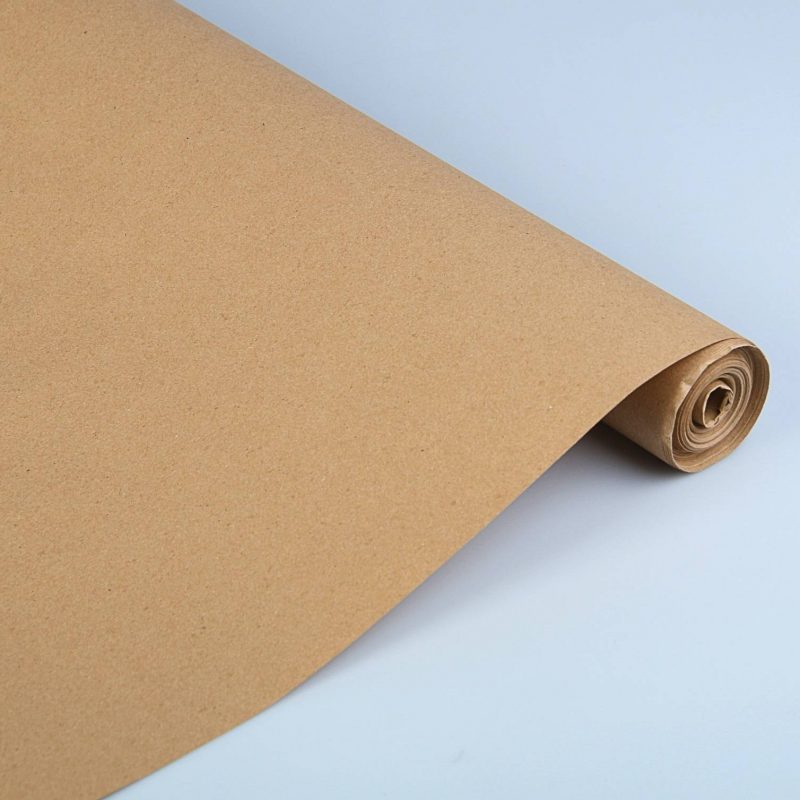 Бумага упаковочная крафт без печати, 70 г/м2, 0,72 х 20 м   3341676
