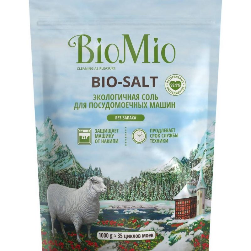 Соль для посудомоечной машины BioMio BIO1000 г