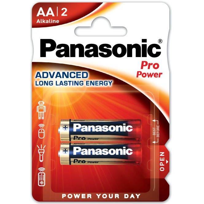 Элемент питания Panasonic 03989 POWER LR06/2BP 2шт/уп