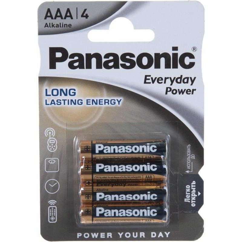 Элемент питания Panasonic Everyday LR03/4ВР