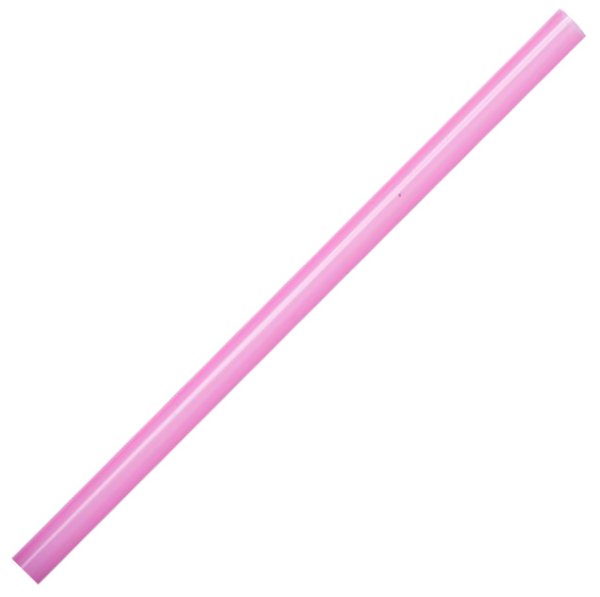 Трубочка без изгиба, диаметр 7 мм, 24 см, розовая, в индивидуальной упаковке, PP, 500 штук