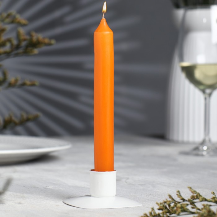 Свеча столовая ароматическая " Апельсин", 17х2 см, 40 гр 6906350