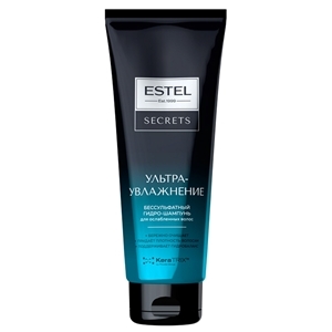 Гидро-шампунь бессульфатный для ослабленных волос «Estel Secrets» - Ультраувлажнение, 250 мл