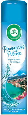 Освежитель воздуха AIRWICK 290 мл  Франц.Ривьера  (Морс.волна и Легкий бриз) 290мл