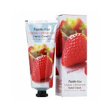 FARMSTAY крем для Рук VISIBLE DIFFERENCE HAND CREAM STRAWBERRY Клубника, 100 мл