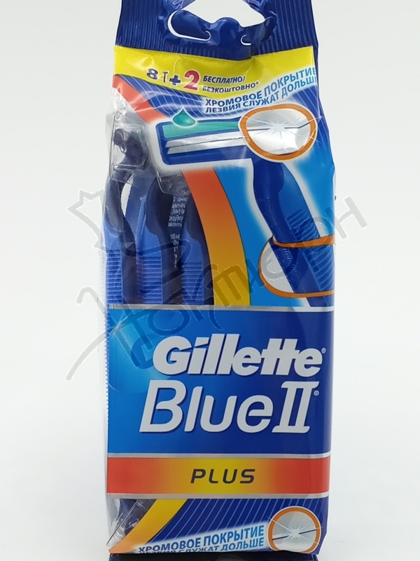 Станок для бритья GILLETTE BLUE-2 8+2шт промо