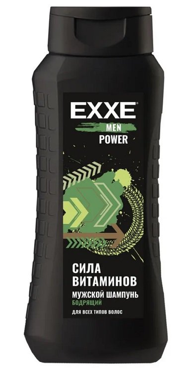 Шампунь для волос  EXXE Men  Бодрящий 400мл *12