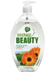 Мыло жидкое Organic Beauty защитное Календула 500мл 1/8